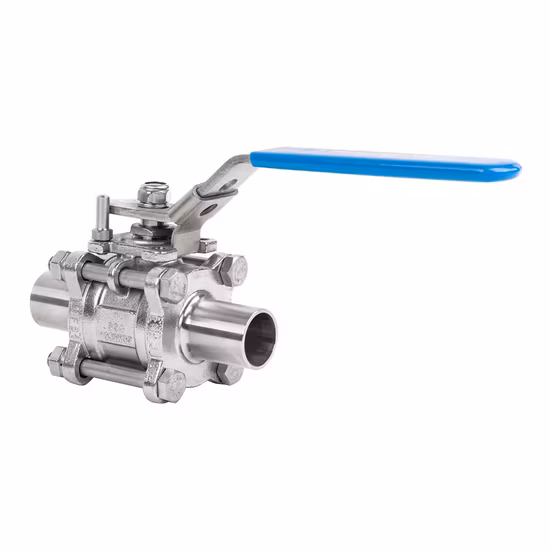 Stainless Steel Sanitary Sanitaire Food Grade Milk Pneumatic Vacuum Butterfly, Diaphragm, Safety Relief Valve, Non Return Check Ball Control Valve (JN-BV1001)