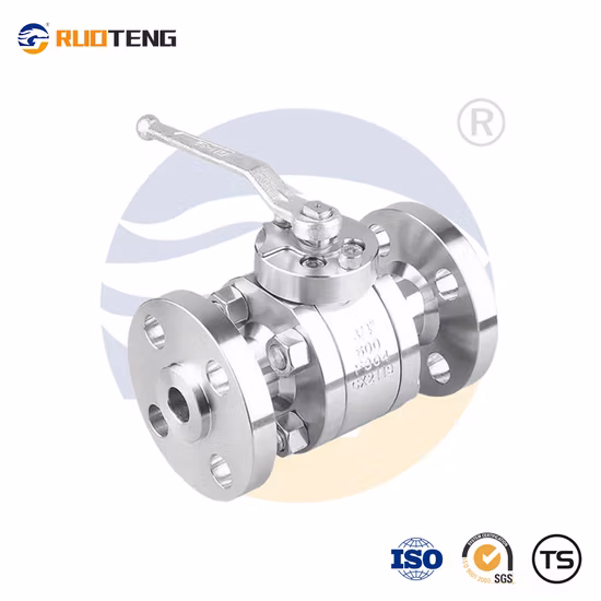 API 6D / API 608 geschmiedeter Kohlenstoffstahl / Edelstahl / 150lb/300lb/600lb/900lb/1500lb/2500lb Hochdruck-Schwimm-/Drehzapfen-Kugelventil (Q347F)
