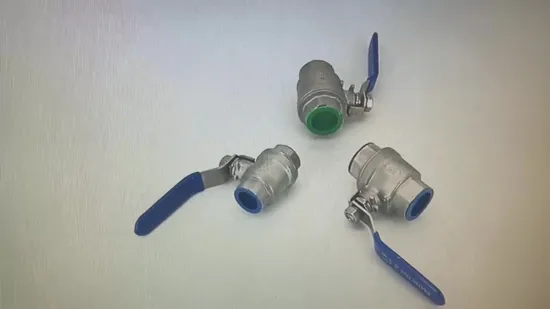 Industrie-/Sanitär-Vollgewinde-NPT/BSPT/Bsp-Edelstahl CF8/CF8m DN15 schwimmendes Rückschlagventil/Sieb/Kugelventil/Kugelventil