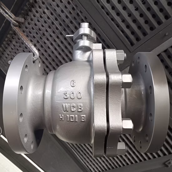 2500 lb Hochdruck-Kugelhahn aus Kohlenstoffstahl Wcb mit Zapfen